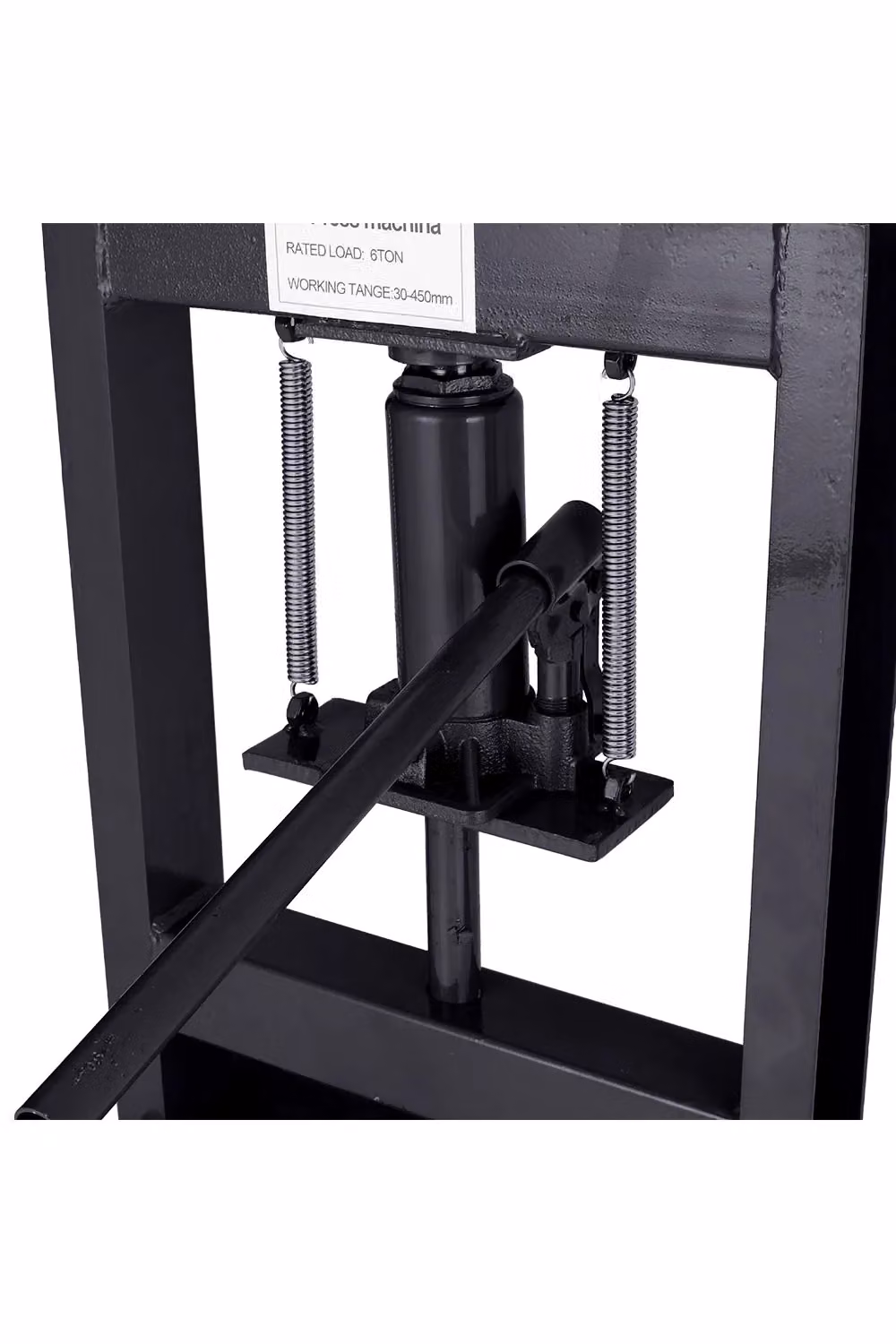 Living and Home 6 Ton H-Frame Floor Standing Hydraulic Shop Press in Black – 4