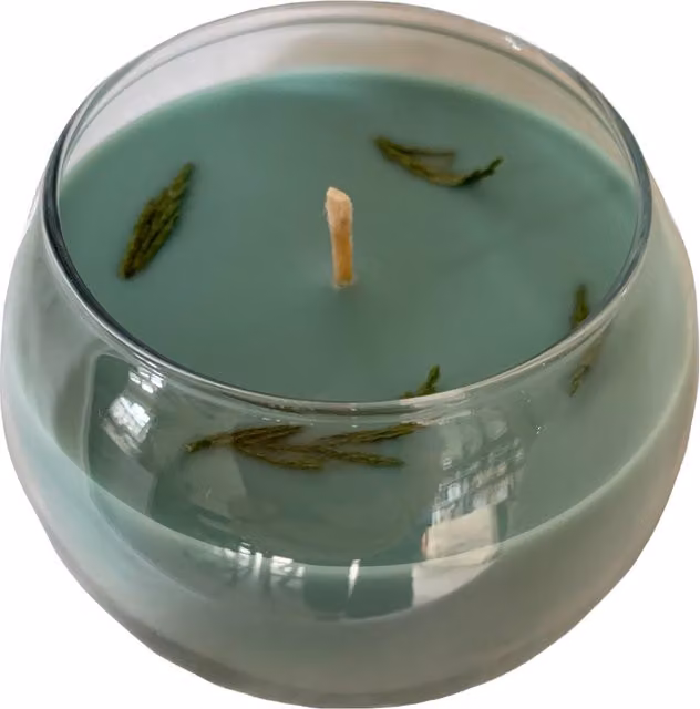 Clachaig Candles Ltd Green Pine Scented Organic Wax Bowl Candle