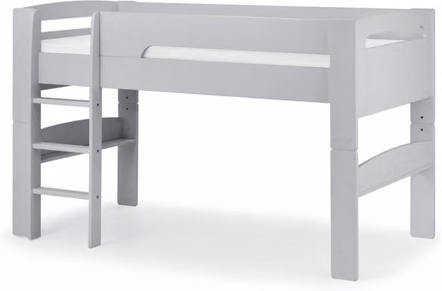 Cheshire Limestone Midsleeper Bed in Dove Grey, Single 90x200 cm – 1