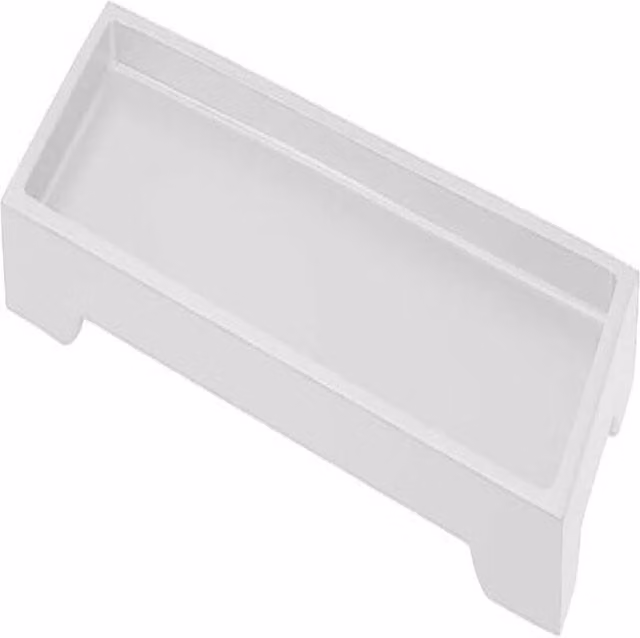 ATEK White Resin Bathroom Vanity Tray and Countertop Organiser Plate – 1