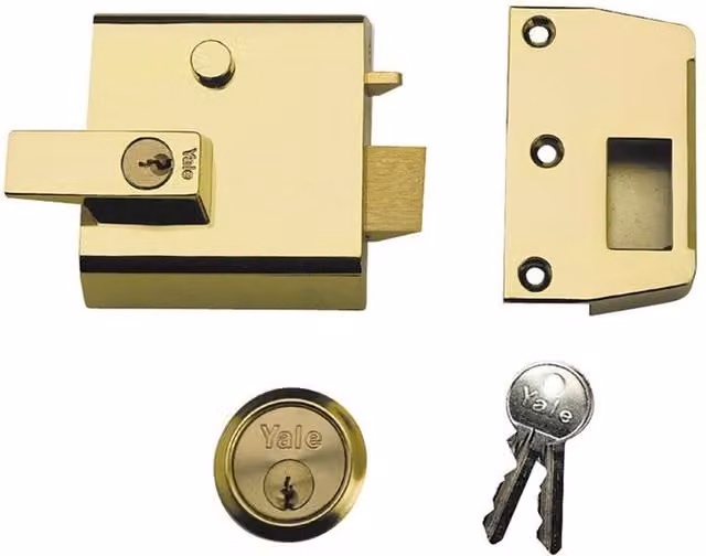 Yale Gold Double Security Nightlatch