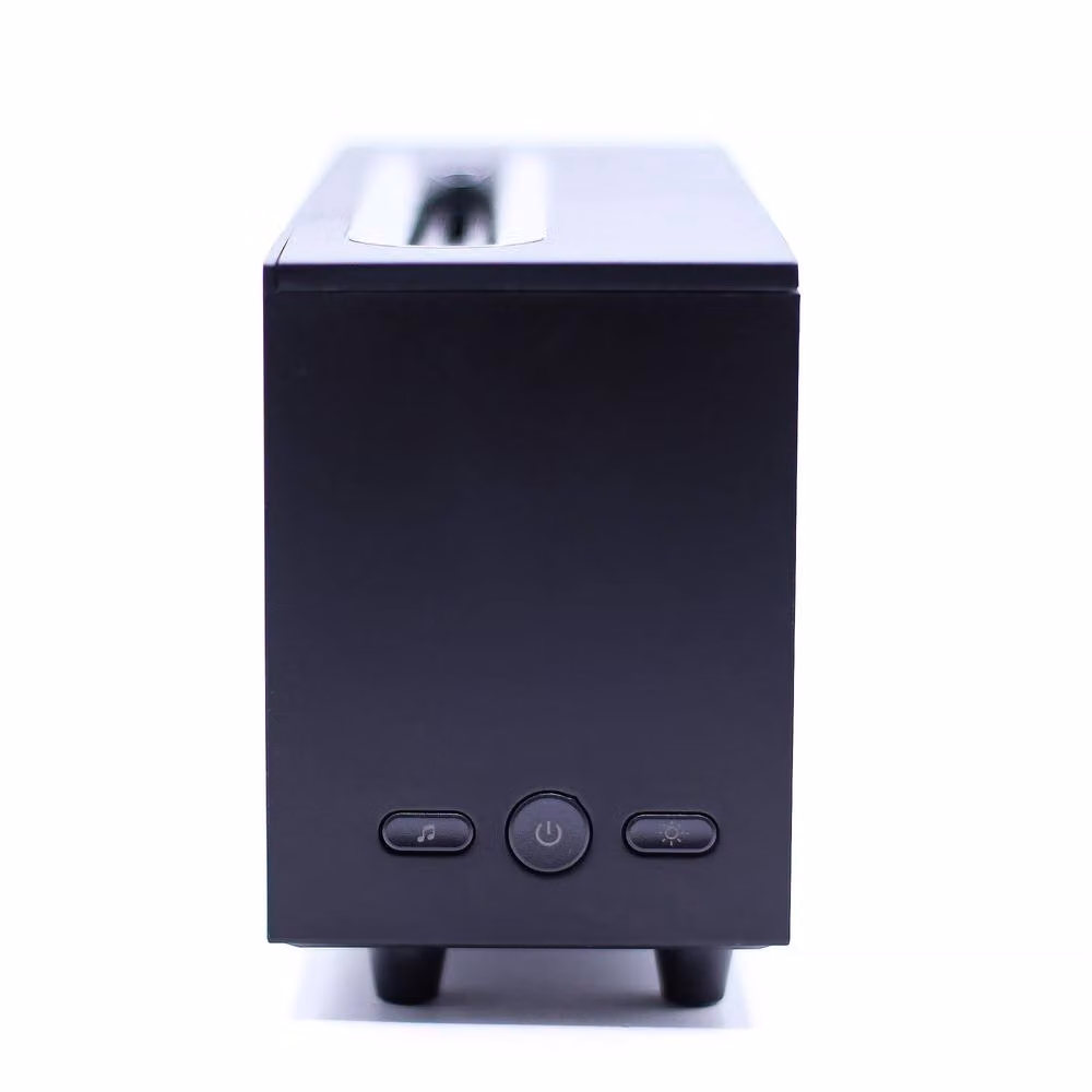 Serenityy Flame-Effect Aroma Diffuser with Birdsong, Black USB Electric Tabletop Diffuser with Colour Change – 3