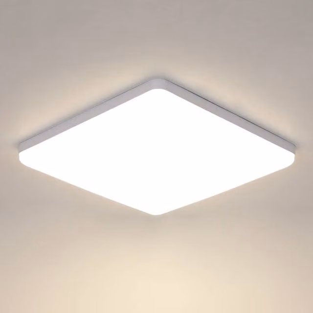COMELY 42W LED Square Ceiling Light in White, Natural White 4500K, W: 30 cm