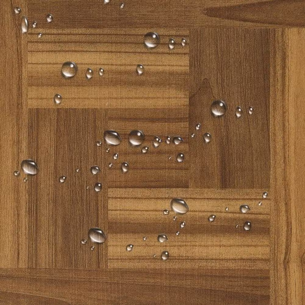 Kelvenix 30-Piece Self-Adhesive Wood-Look PVC Flooring Tile Set in Beige and Brown, W: 52 cm, L: 1000 cm – 3