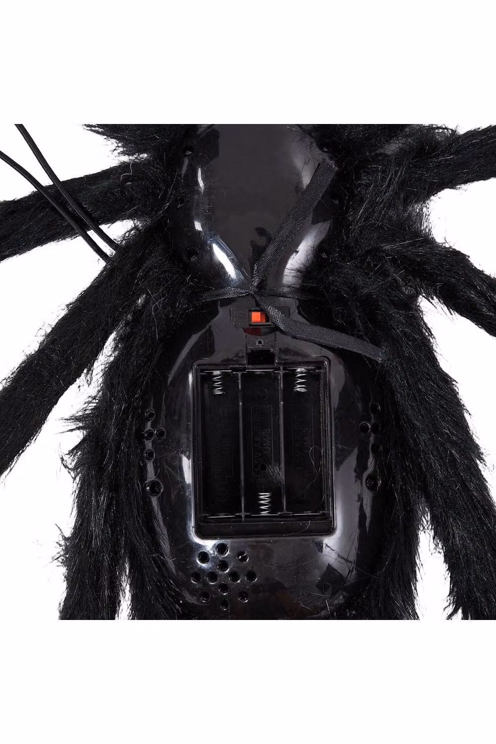 Garden Sanctuary Halloween Light-up Giant Spider and Web Decorations in Black and Purple – 3