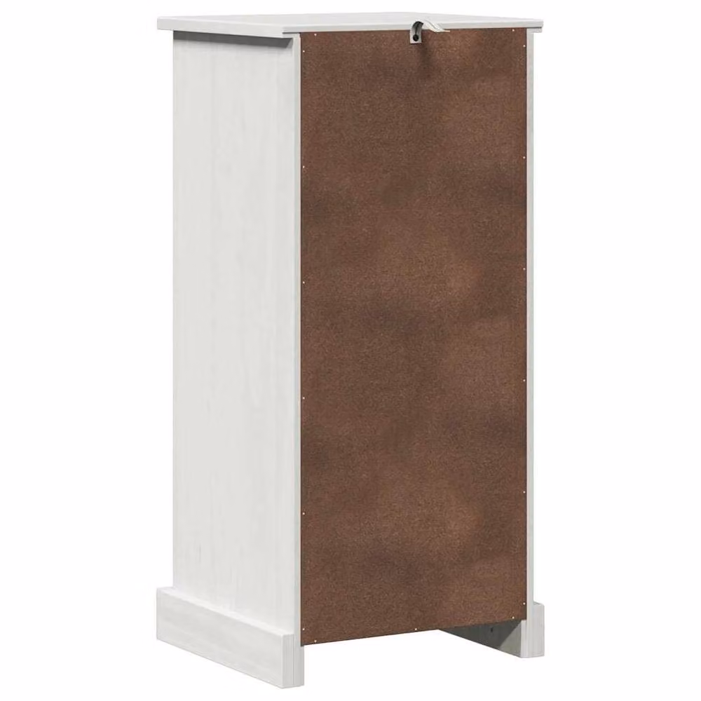 Berkfield Home Antique White MDF Bathroom Cabinet with Internal Shelves and Hinged Doors – 2