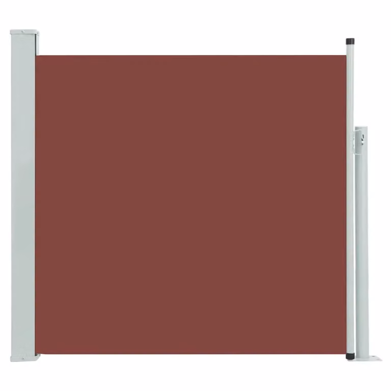 Berkfield Home Patio Retractable Side Awning in Brown, W/H: 300 x 170 cm