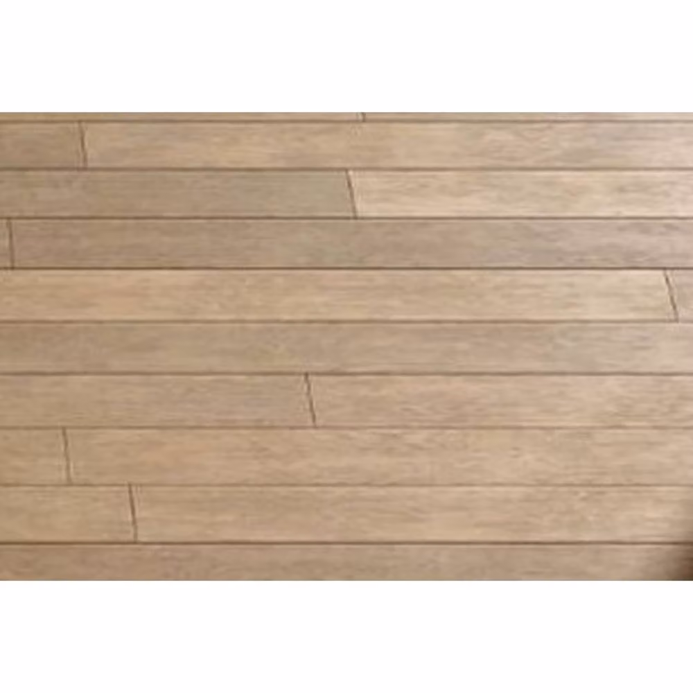 Vinyl Flooring UK Chene36 Engineered Wood Parquet Plank, Brushed and Smoked White Hardwax Oiled, Brown, Rustic Style