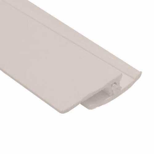 AM Clad Antimicrobial PVC Hygiene Cladding Two Part Vinyl Floor Trim, Beige, Length: 3 m