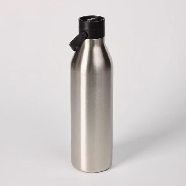 Circular & Co Recycled Stainless Steel Water Bottle, 1L, Silver – 1