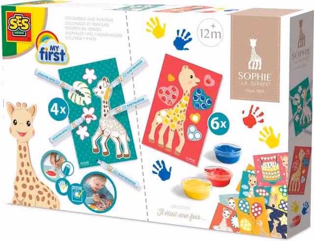Sophie La Giraffe Colouring and Drawing Book, Multicolour