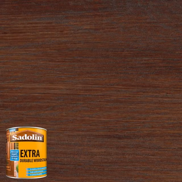 Sadolin Extra Durable Water Repellent Woodstain, Rosewood, 0.5 l