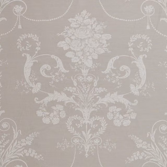 Laura Ashley Josette Floral Fabric Chair in Grey and Beige