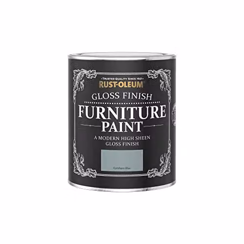 Rust-Oleum Gloss Furniture and Skirting Board Paint in Blue, 750ml – 3