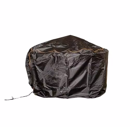 Samuel Alexander Heavy Duty Waterproof Anti UV Windproof Black Polyester Garden Fire Pit Cover W/D/H: 82 x 60 x 41 cm – 2