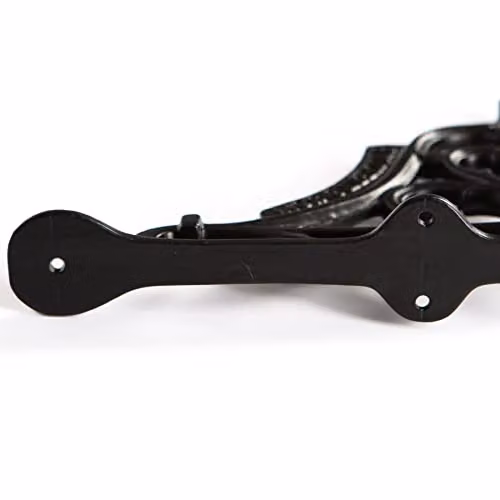 Hammer and Tongs Ornate Iron Shelf Bracket in Matt Black, Depth: 150 mm – 3