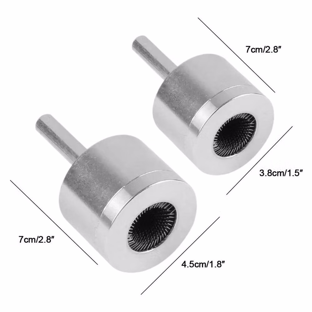 SPETLEK Copper Pipe Cleaner Set for Drill in Silver, 15mm and 22mm, W/D/H: 1000 cm x 52 cm x 0.7 cm – 2