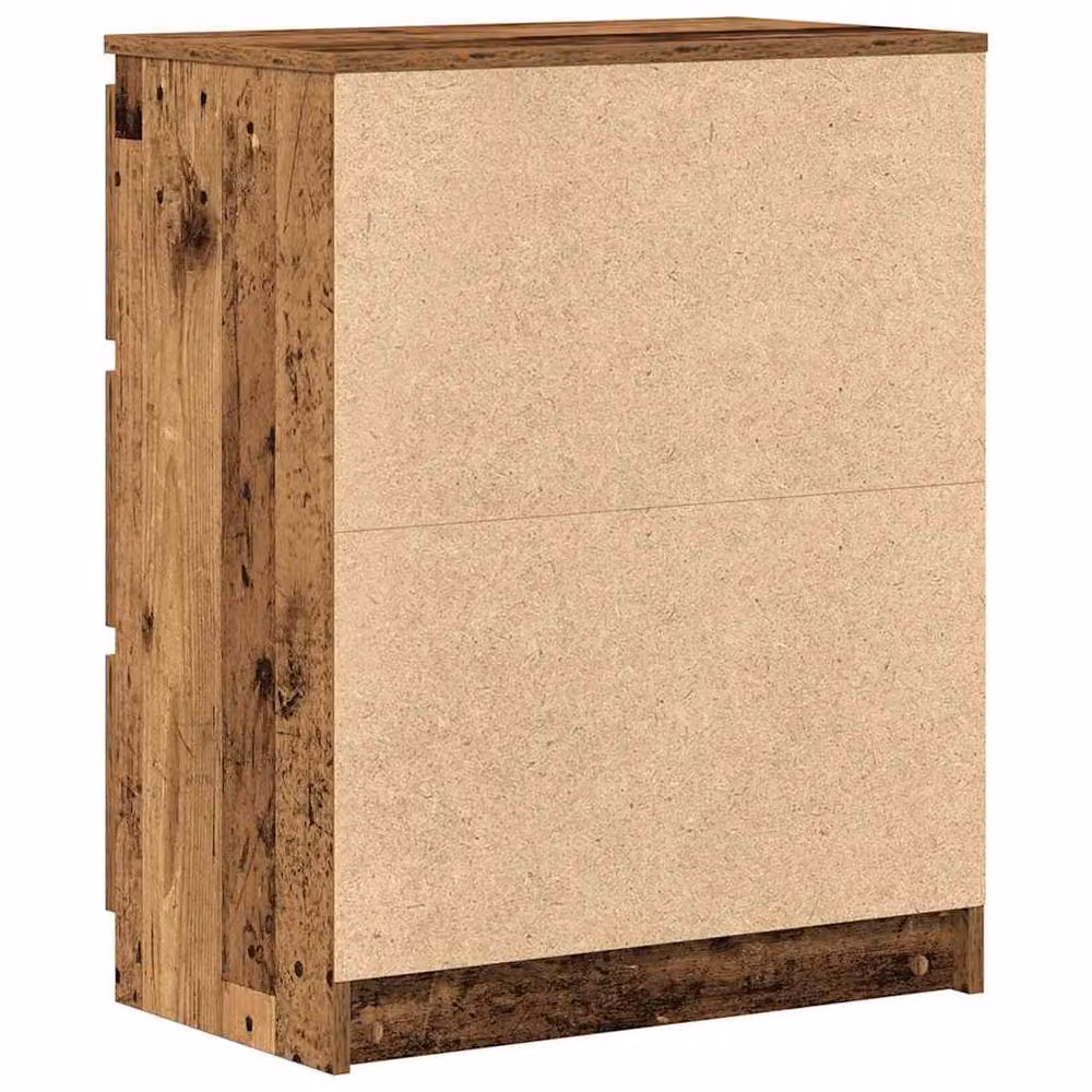 Berkfield Home Rustic Old Wood Sideboard in Brown, W/D/H: 60 x 35 x 76 cm – 3