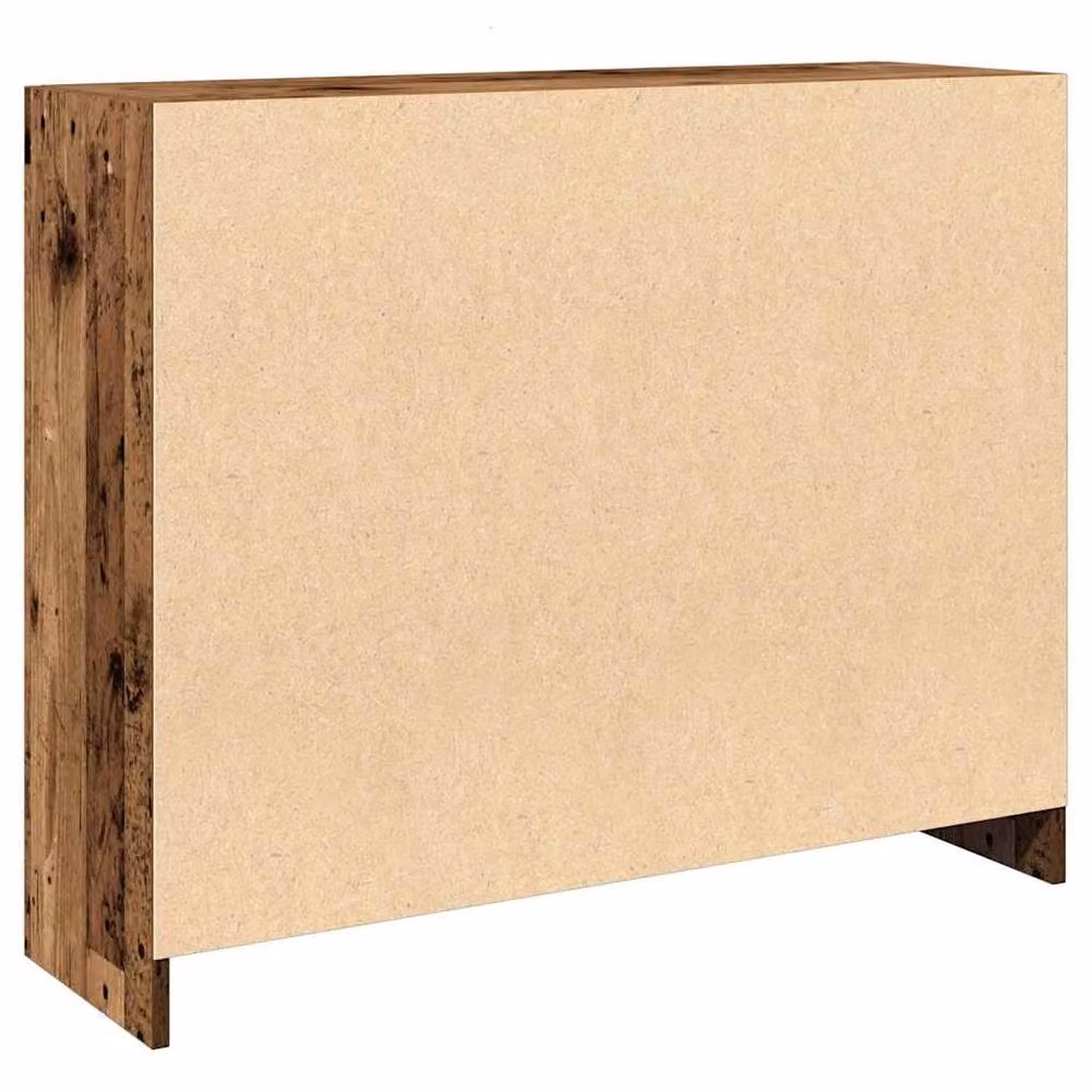 Berkfield Home Old Wood Sideboard in Brown, W/D/H: 91 x 28 x 75 cm – 4