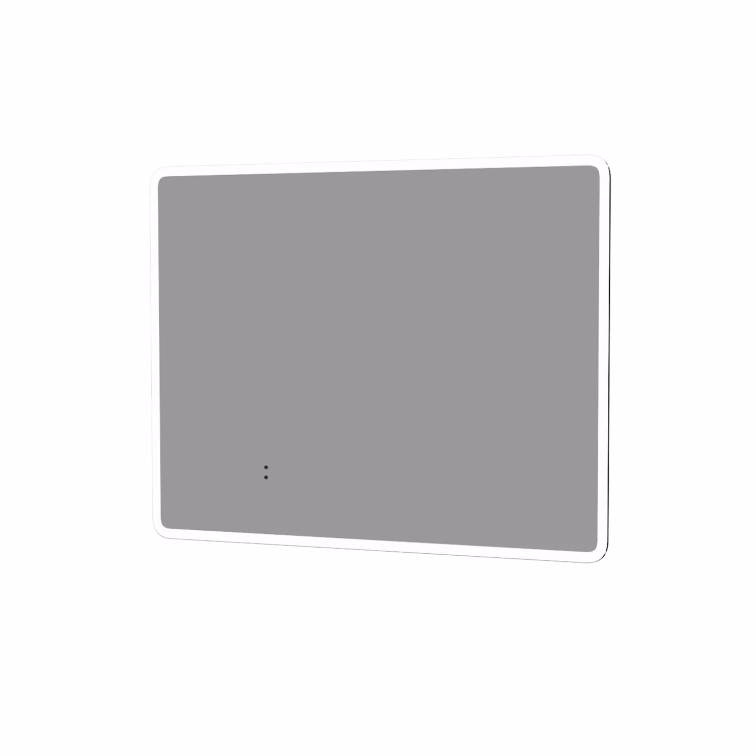 Nes Home Motion Sensor LED Bathroom Mirror with Shaver Socket and Demister, Silver, W: 60 cm, H: 80 cm – 2