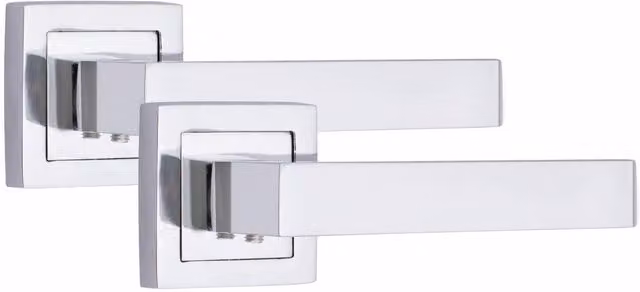 Golden Grace Door Handles in Chrome