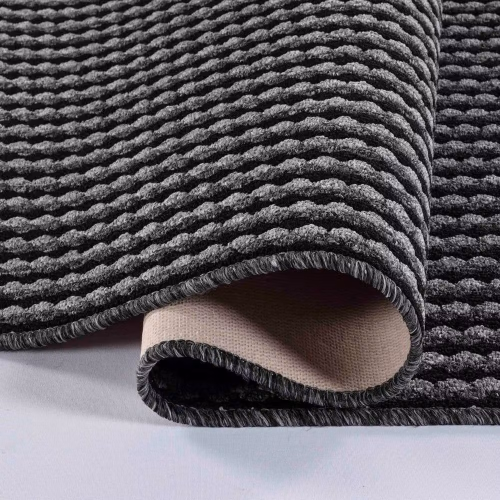 Desire Rugs Eden Non-Slip Washable Indoor Doormat in Anthracite Grey, W: 90 cm x L: 150 cm – 4