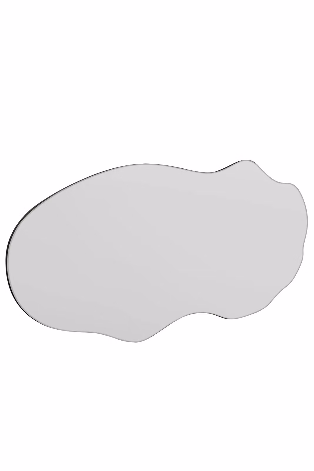 MirrorOutlet The Lacuna Frameless Pond Wall Mirror in Silver, W: 180 cm, H: 80 cm – 3