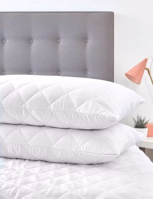 Silentnight Waterproof Microfibre Mattress and Pillow Protector Set, White, W: 120 cm, L: 200 cm
