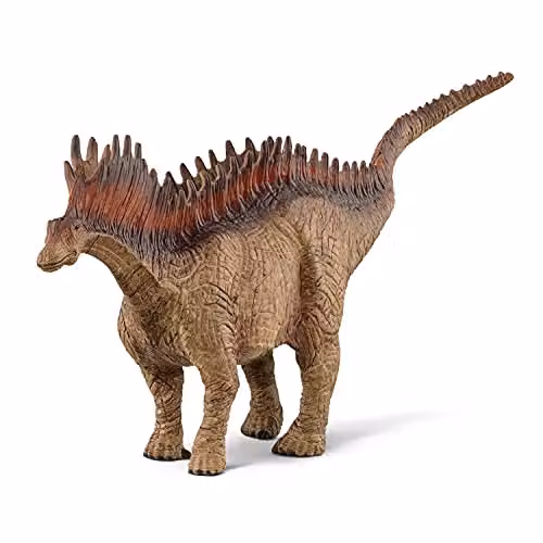 Schleich Amargasaurus Dinosaur Figurine, Brown Realistic Animal Toy for Kids