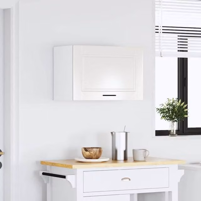 Berkfield Home Porto High Gloss White Kitchen Wall Cabinet W/D/H: 31.0 x 40.0 x 60.0 cm