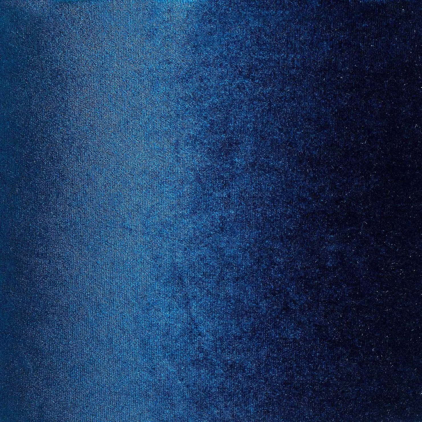 Ruma Blue Velvet Cylinder Lampshade for Table Lamps, Diameter: 35.56 cm – 3