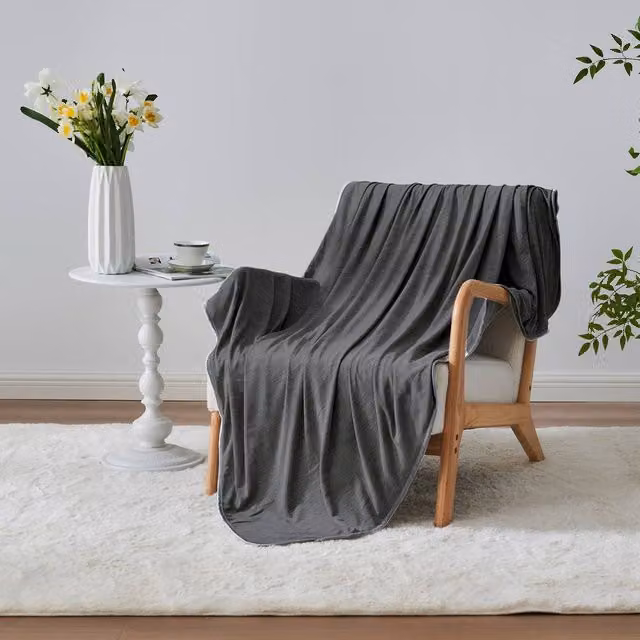 GAVENO CAVAILIA Charcoal Cooling Fleece Blanket for Adults and Kids, W/D/H: 200 x 220 cm – 1