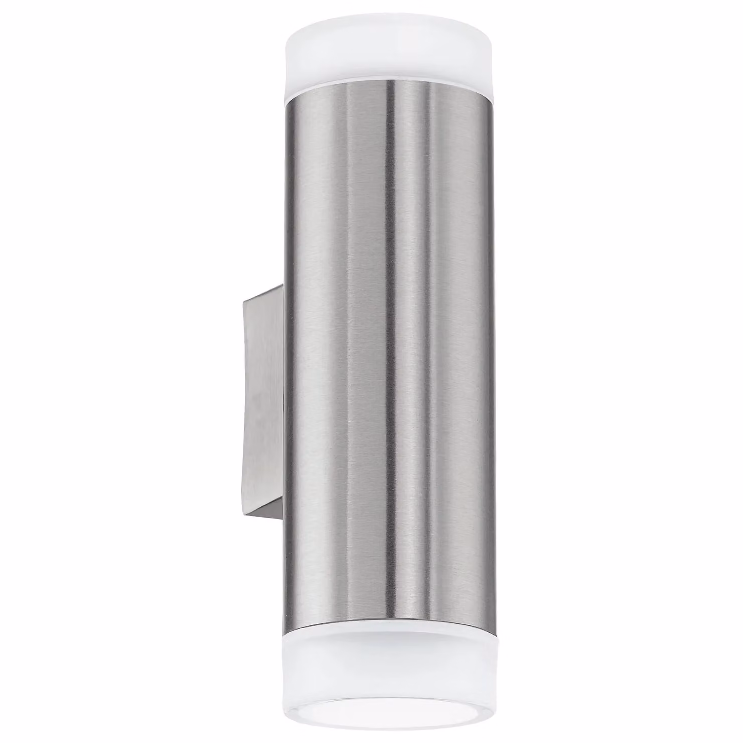 Eglo Riga LED Outdoor Up and Down Wall Light in Metallic Silver – 2