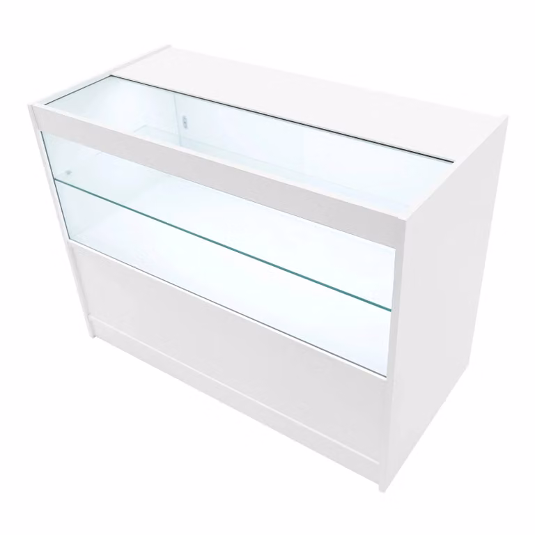 Monstershop Theia LED Shop Counter Set K1200, C1200, TB60 & LM60 in White