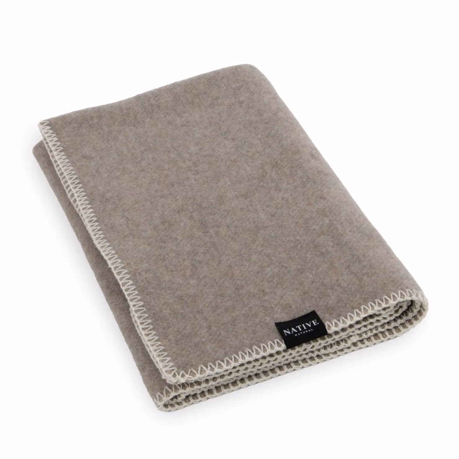 Native Natural Soft Beige Pure Wool Baby Blanket – 2