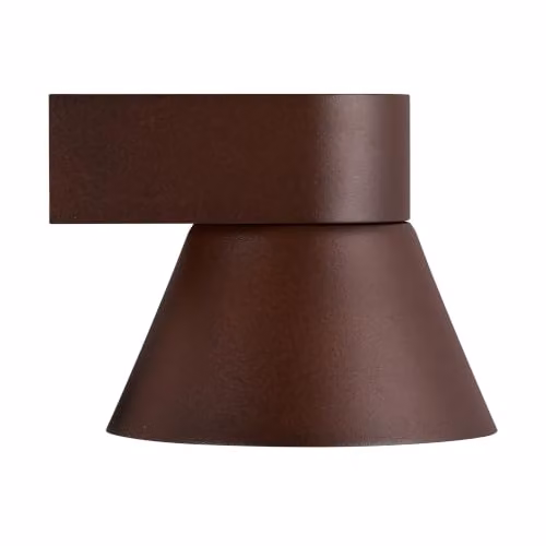 Nordlux Kyklop Industrial Outdoor Wall Light, Rusty Brown Metal, GU10, IP54, Mains Powered – 1