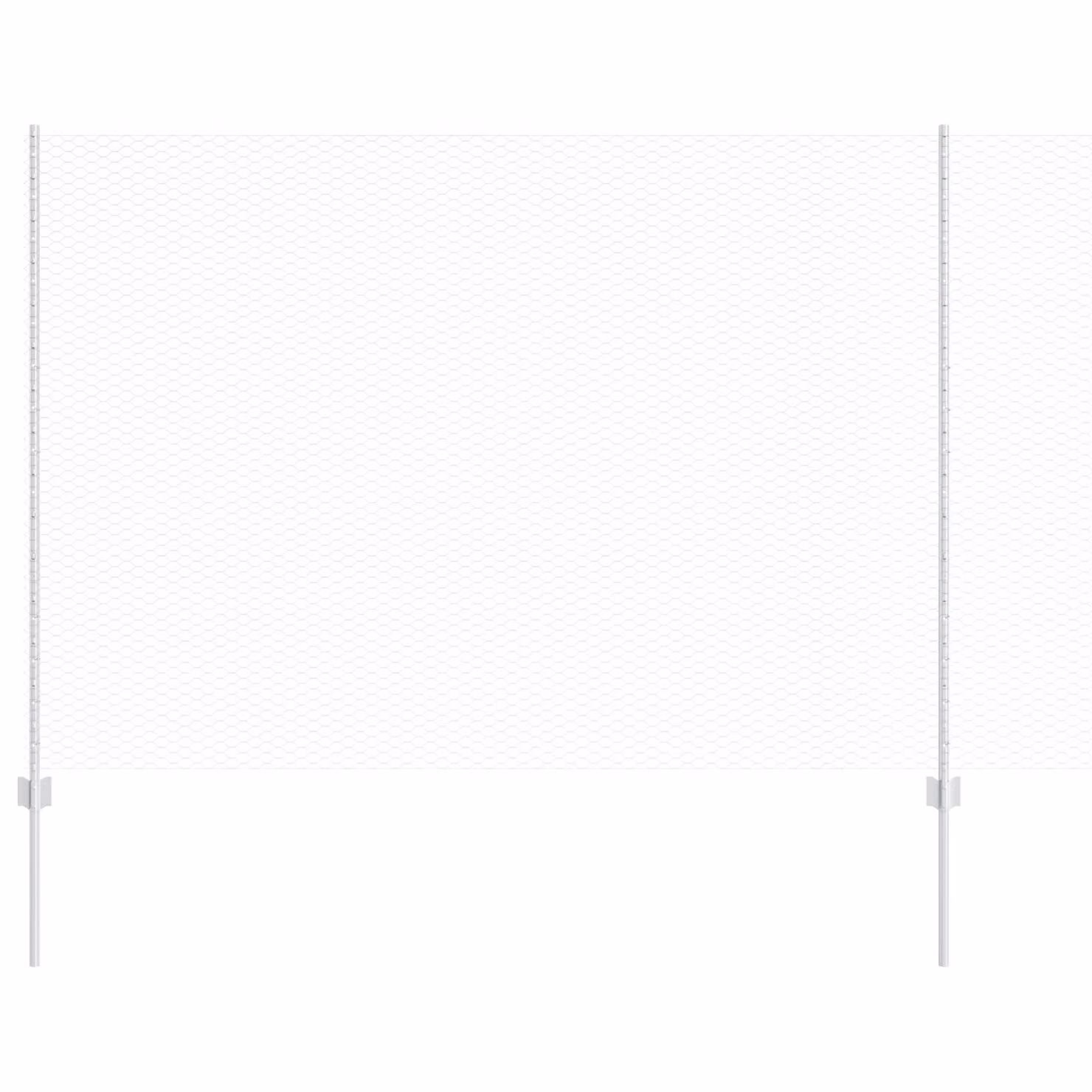 Berkfield Home 10-Piece Galvanised Steel U-Channel Fence Posts in Silver, Height: 160 cm – 2