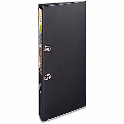 Exacompta Prem'Touch PP Lever Arch File, Black, W: 32 cm, D: 30 cm, H: 8 cm