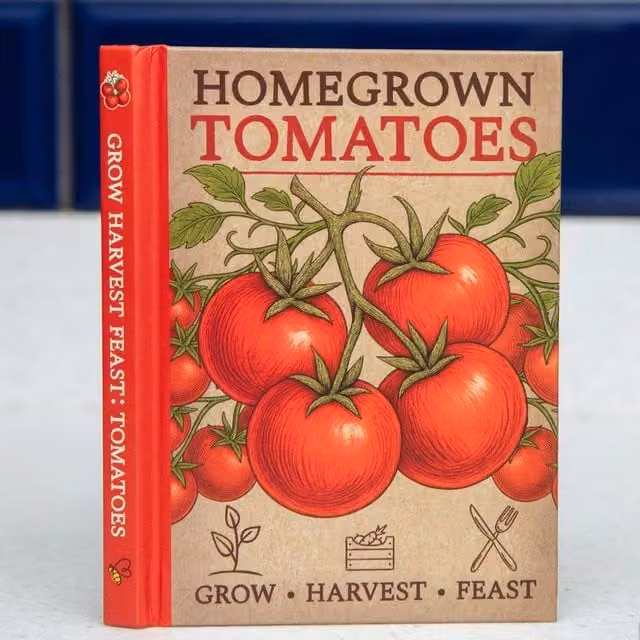 Boxer Gifts Homegrown Tomatoes Gardening Gift Book - A Guide to Growing and Cooking, Multicolour – 1