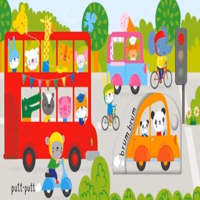 Fiona Watt Slide & See Things That Go Board Book, Multicolour