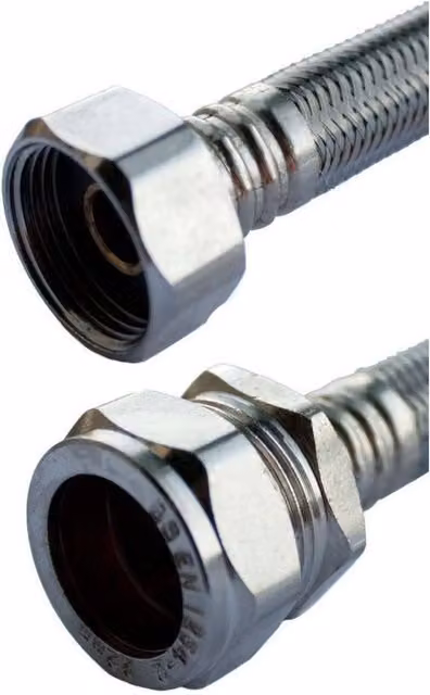 Oracstar Flexi Tap Connector in Silver Brass