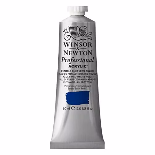 Winsor & Newton Professional Acrylic Colour Phthalo Blue Red Shade 60 ml