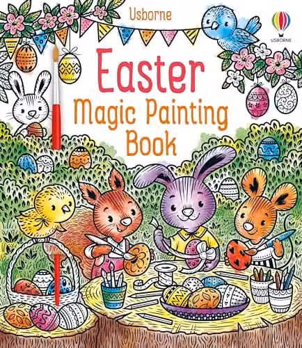 Usborne Easter Magic Painting Book in Multicolour