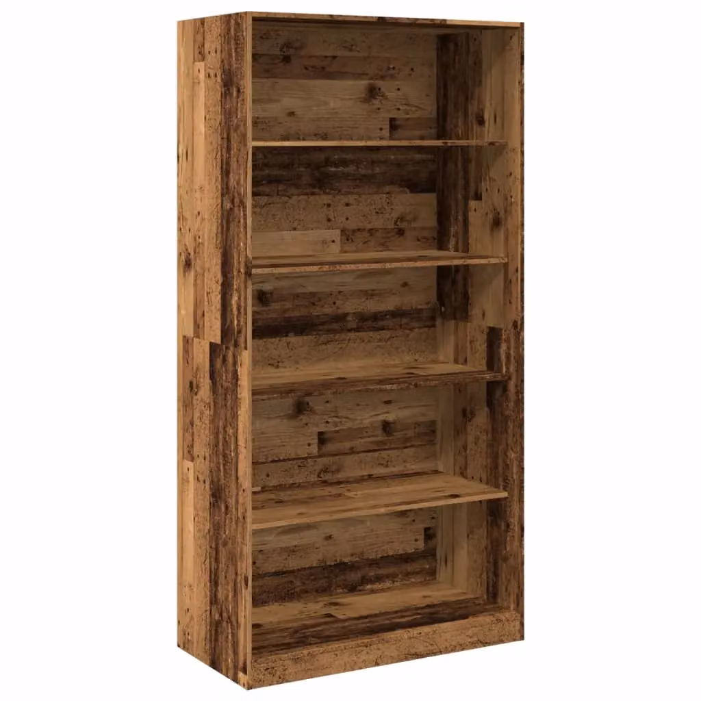 Berkfield Home Old Wood Wardrobe in Brown, W/D/H: 100 x 50 x 200 cm – 2