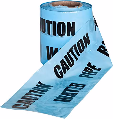 Prosolve WATERT Underground Warning Tape for Water Pipes, Blue