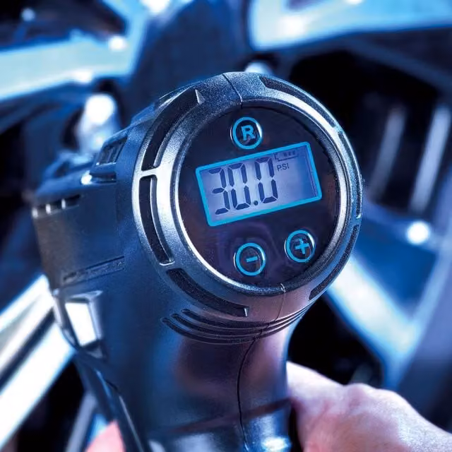 mysmartbuy Digital Tyre Inflator in Black and Multicolour, W/D/H: 20.5 x 13.5 x 5.5 cm – 1