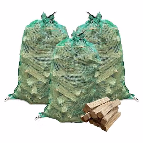 Warma Oak Wood Pizza Kindling Kiln Dried Hardwood Little Logs, 3 x 25L