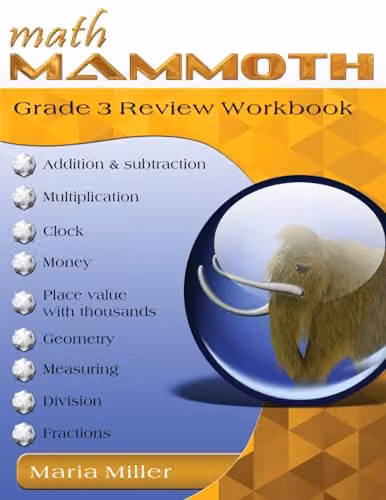 Math Mammoth Grade 3 Review Workbook, Multicolour Paper