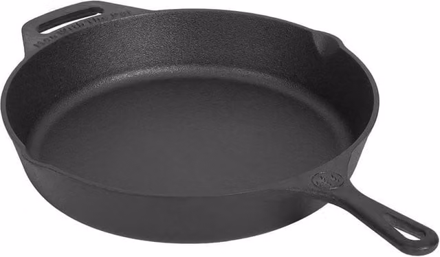 FORGEVIO Black Cast Iron Non Stick Skillet Griddle Cooking Pan