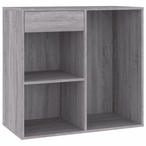 vidaXL Cosmetic Cabinet in Grey Sonoma, W: 80 cm, D: 40 cm, H: 75 cm